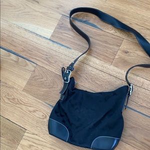 Coach black signature print